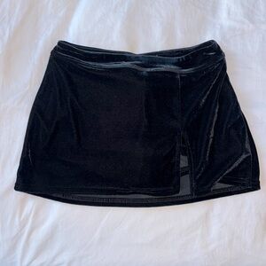 Velvet Black Urban Outfitters Mini Skirt Size XS